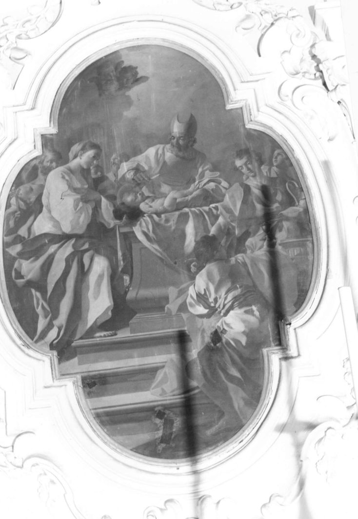 circoncisione di Gesù Bambino (dipinto) di Solimena Francesco detto Abate Ciccio (attribuito) (seconda metà sec. XVIII)