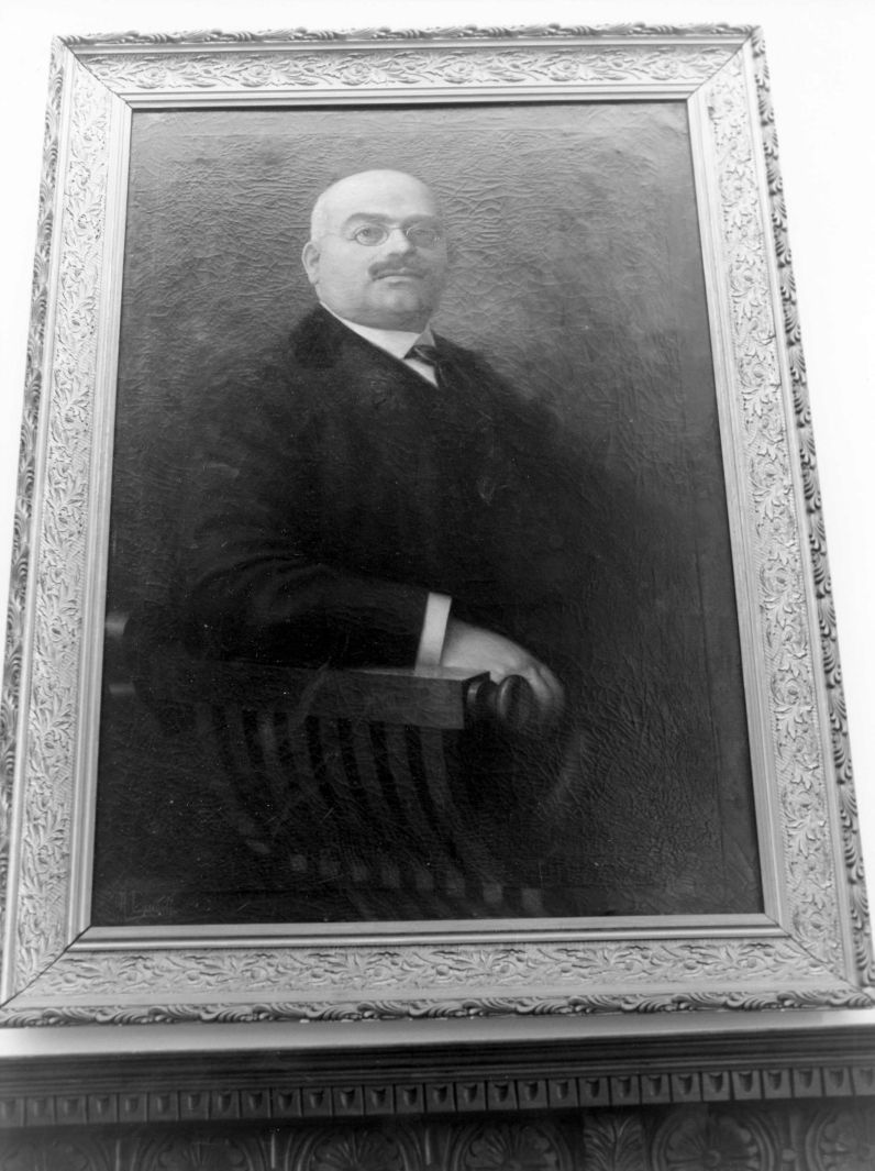 ritratto d'uomo (dipinto) di Landolfi Antonio (primo quarto sec. XX)