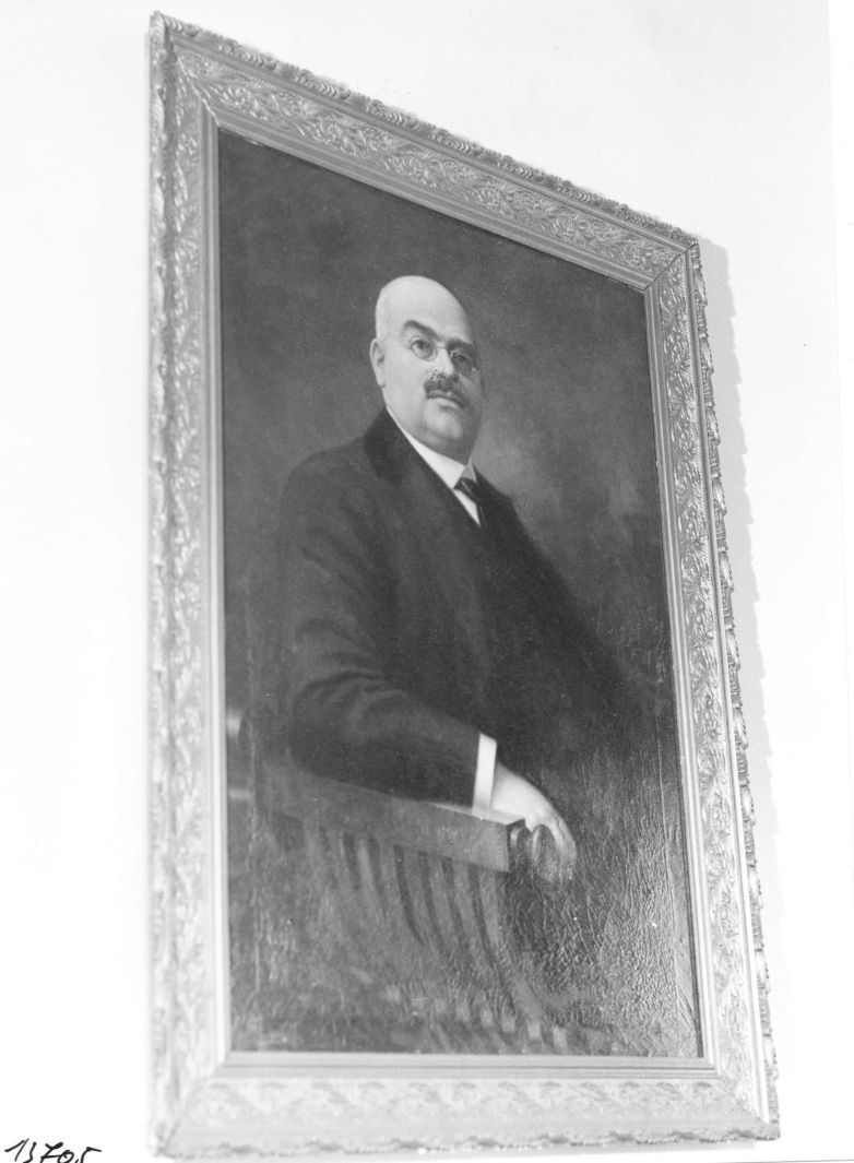 ritratto d'uomo (dipinto) di Landolfi Antonio (primo quarto sec. XX)