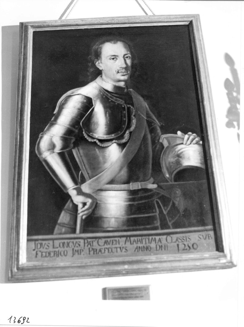 ritratto di Ido Longo (dipinto) - ambito campano (metà sec. XVIII)