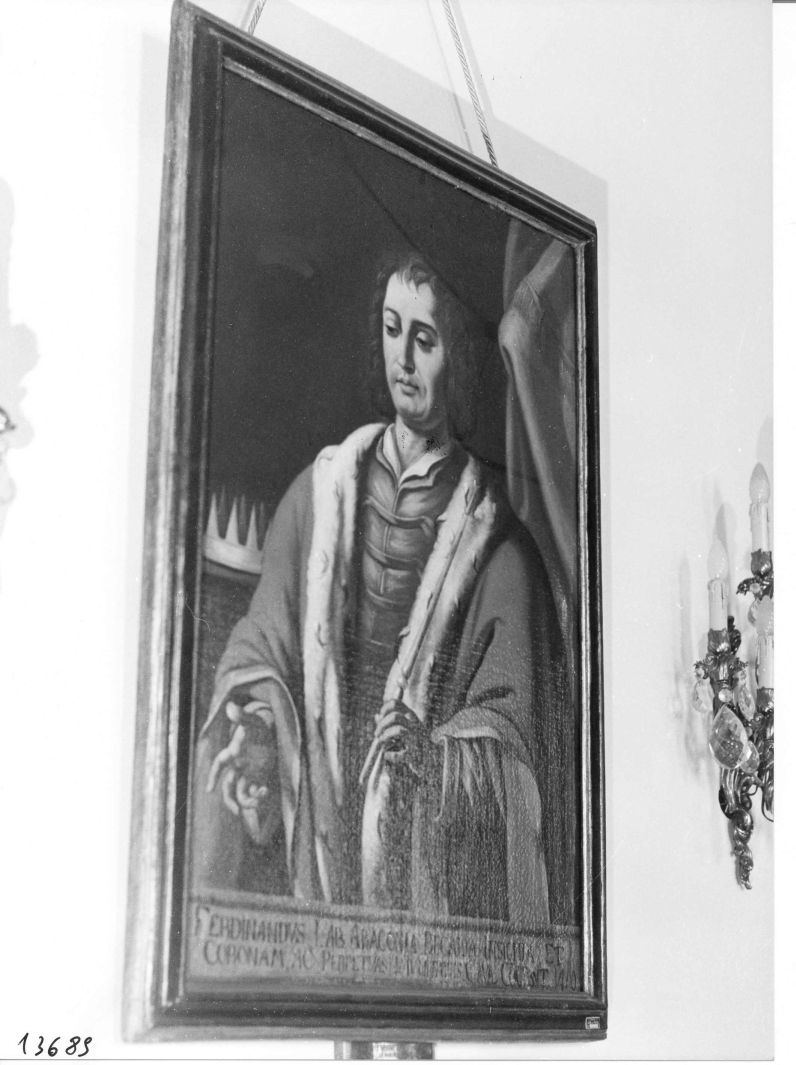 ritratto di Ferdinando I d'Aragona (dipinto) - ambito campano (metà sec. XVIII)