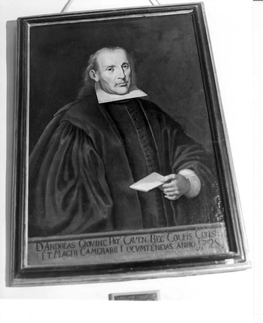 ritratto di Andrea Giovine (dipinto) - ambito campano (metà sec. XVIII)