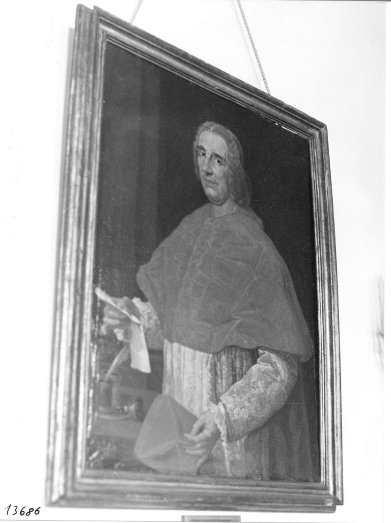 ritratto del cardinale Perrelli (dipinto) - ambito campano (metà sec. XVIII)
