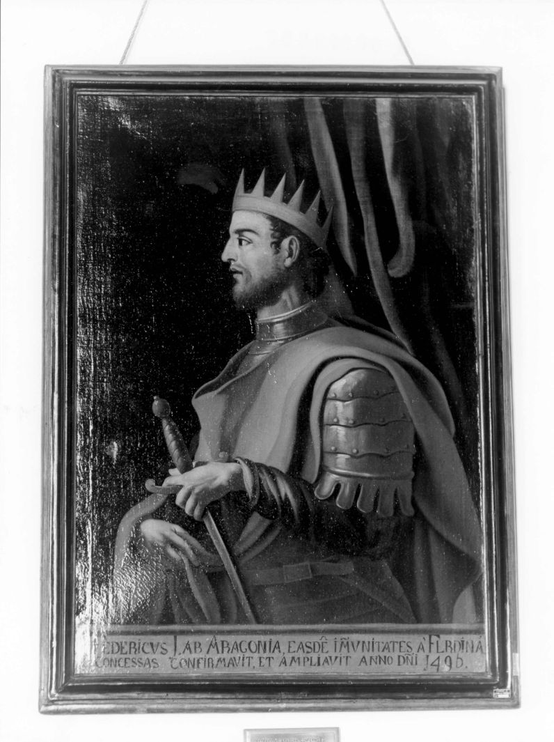 ritratto di Ferdinando I d'Aragona (dipinto) - ambito campano (metà sec. XVIII)