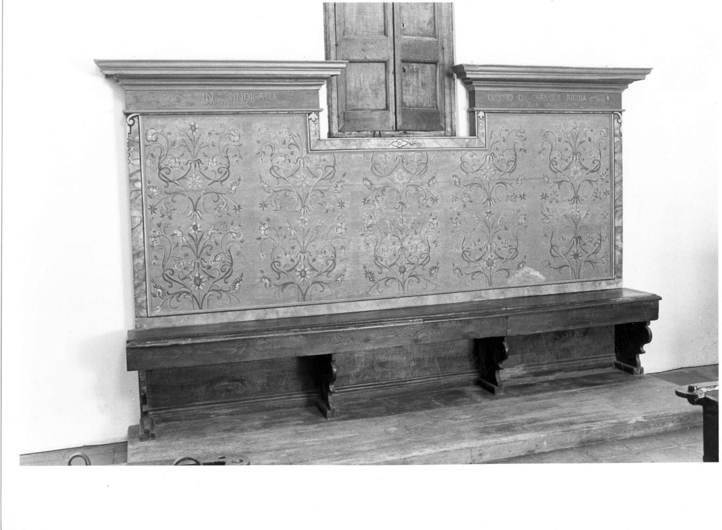 panca - bottega Italia meridionale (sec. XVIII)