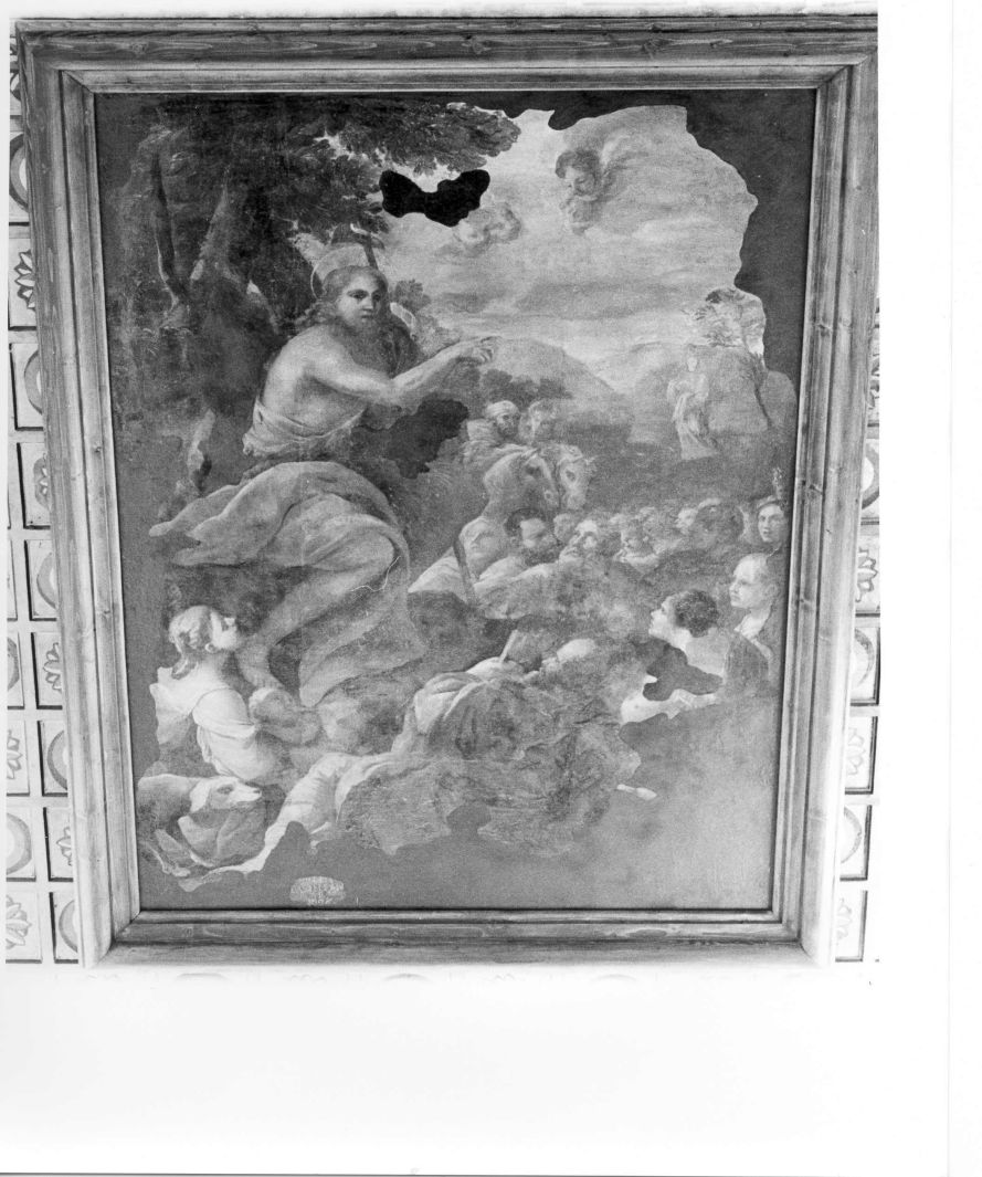 San Giovanni Battista predica alle folle (dipinto) - ambito Italia meridionale (sec. XVII)