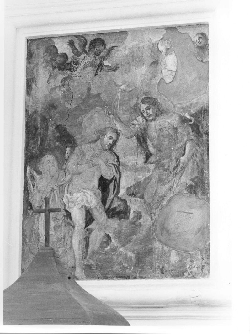 battesimo di Cristo (dipinto) di Sforza Alberto (sec. XVIII)