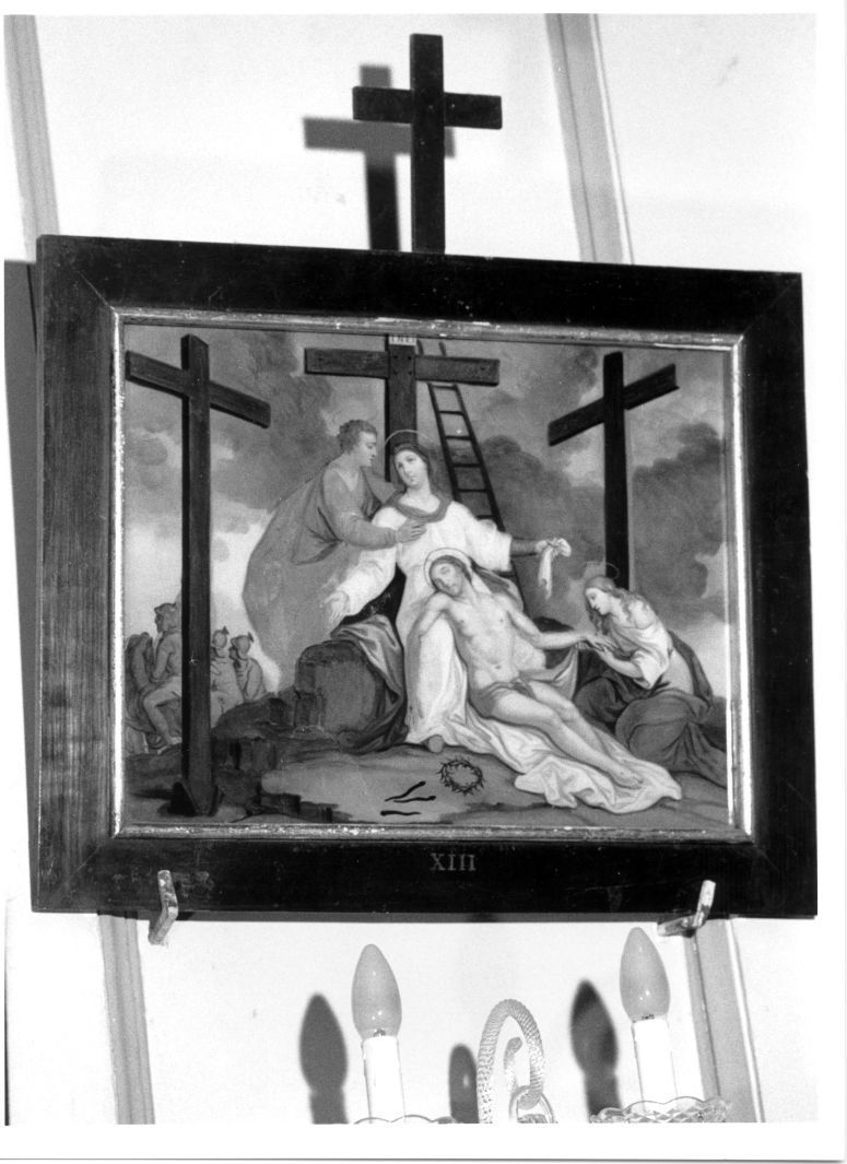 stazione XIII: Gesù deposto dalla croce (dipinto, ciclo) - ambito napoletano (prima metà sec. XVII)