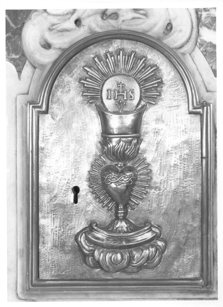 sportello di tabernacolo - bottega napoletana (seconda metà sec. XVIII)