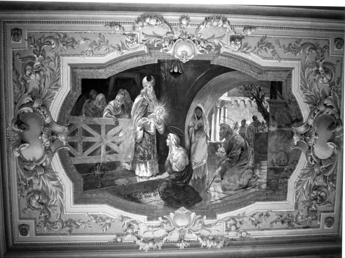 presentazione di Gesù al tempio (dipinto) di De Lisio Arnaldo (inizio sec. XX)