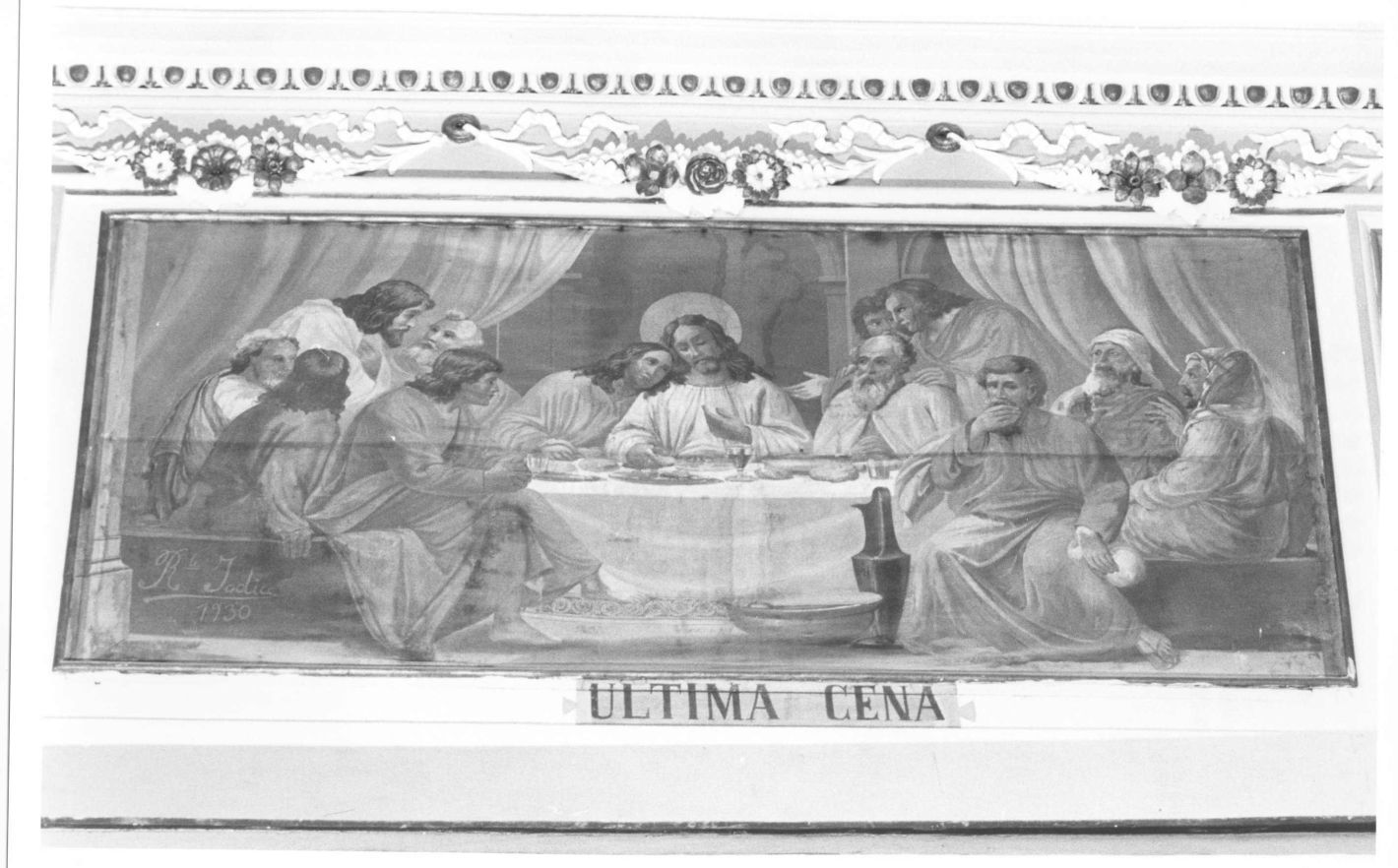 ultima cena (dipinto, ciclo) di Iodice Raffaele (sec. XX)