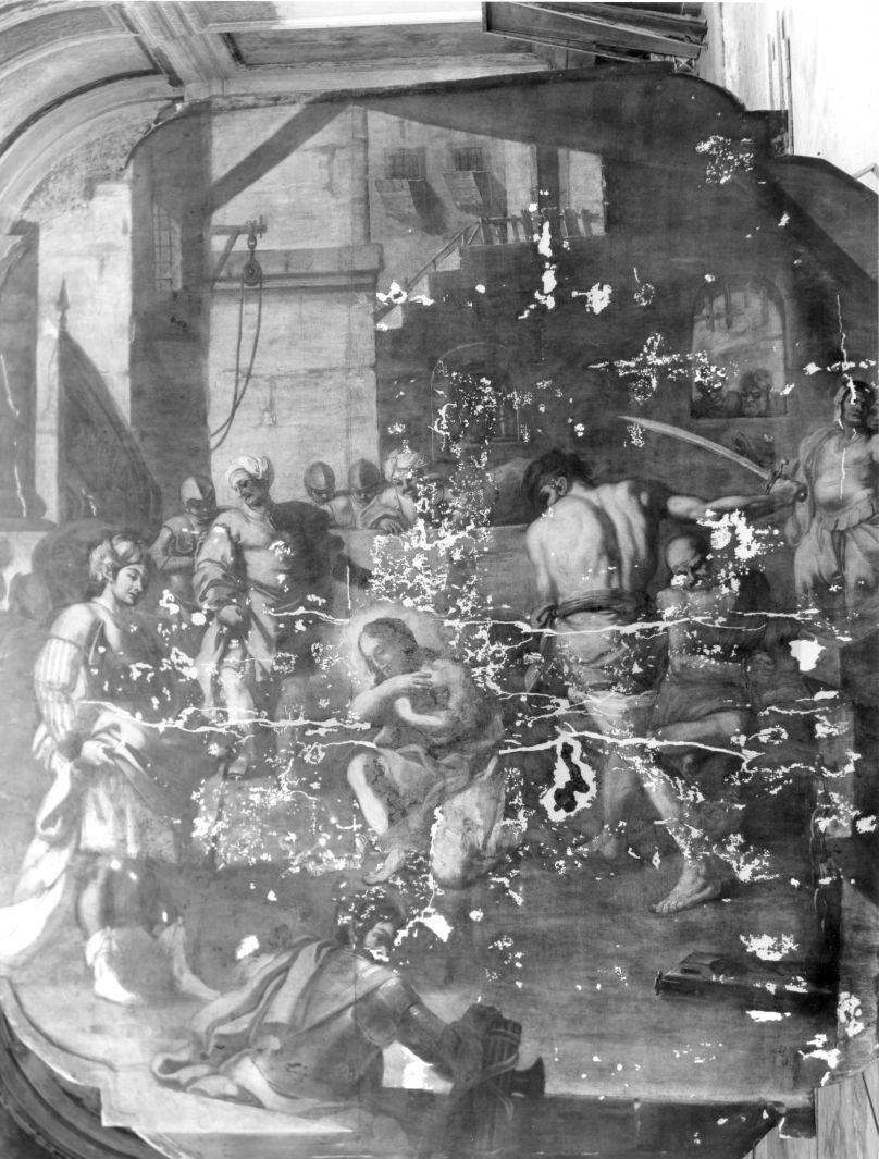 decapitazione di San Giovanni Battista (dipinto, ciclo) di Monotti Vincenzo (attribuito) (sec. XVIII)