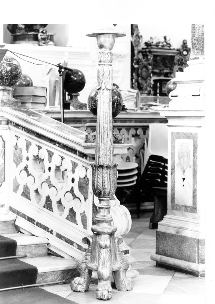 candeliere - bottega campana (inizio sec. XIX)