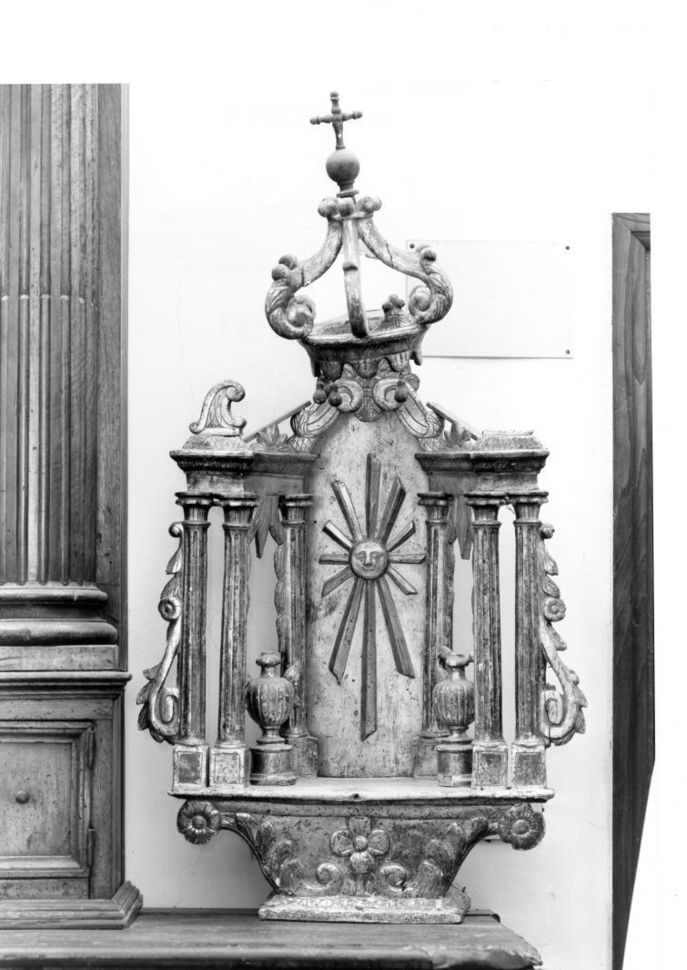 tronetto per esposizione eucaristica - bottega irpina (sec. XVIII)
