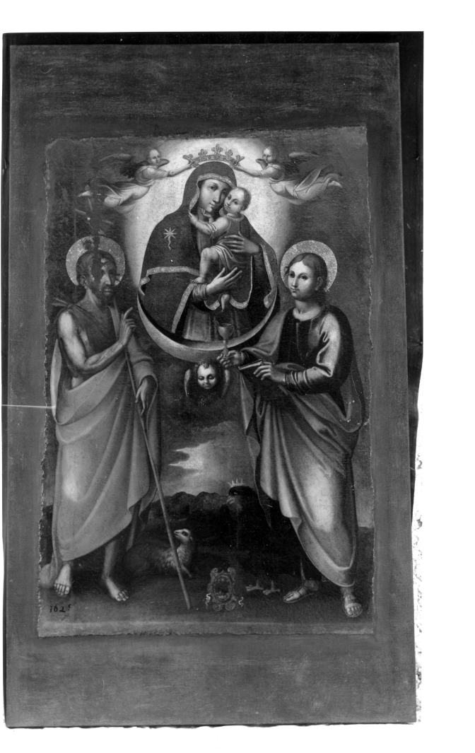 Madonna del Carmelo e santi (dipinto) di Guarino Francesco (bottega) (sec. XVII)