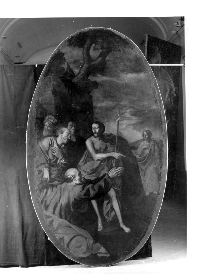 San Giovanni Battista indica Cristo alle turbe (dipinto) di Solimena Angelo (sec. XVII)
