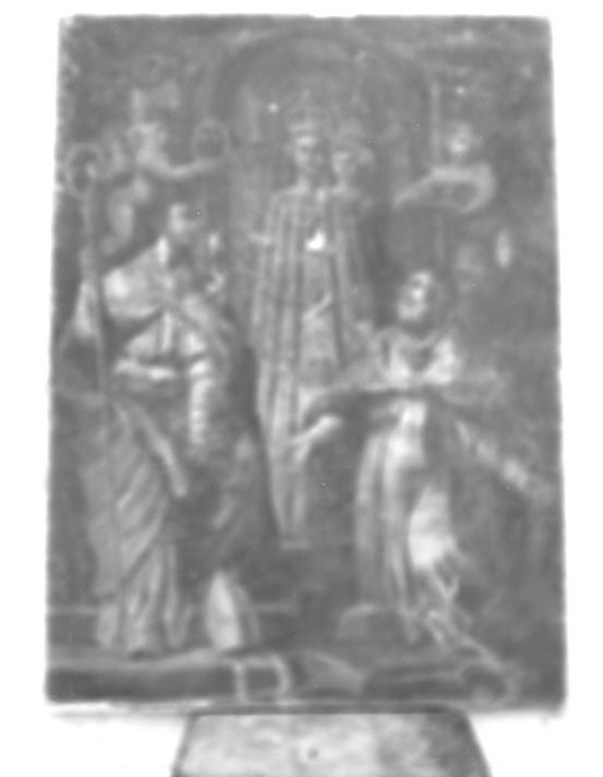 Madonna del Carmelo (dipinto) di Solimena Angelo (bottega) (ultimo quarto sec. XVII)