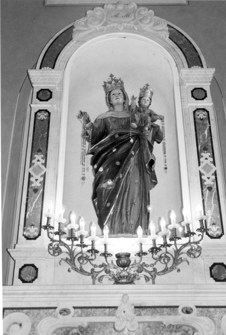 Madonna del Rosario (statua) - bottega Italia meridionale (seconda metà sec. XVII)
