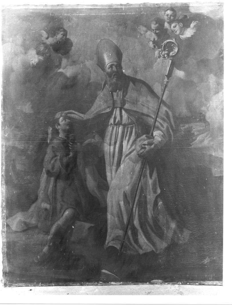 San Biagio guarisce un fanciullo (dipinto) - ambito Italia meridionale (sec. XVIII)