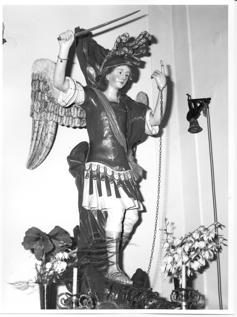 San Michele Arcangelo (statua) - bottega campana (seconda metà sec. XIX)