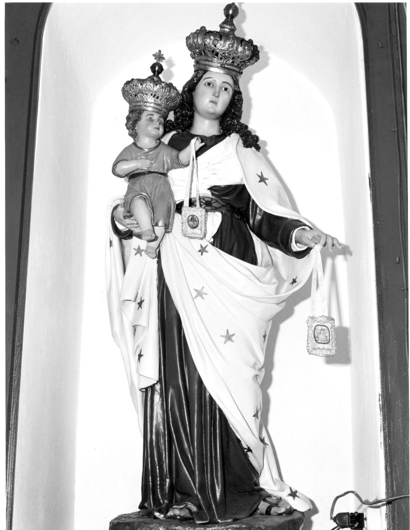 Madonna del Carmelo (statua) - bottega campana (sec. XIX)
