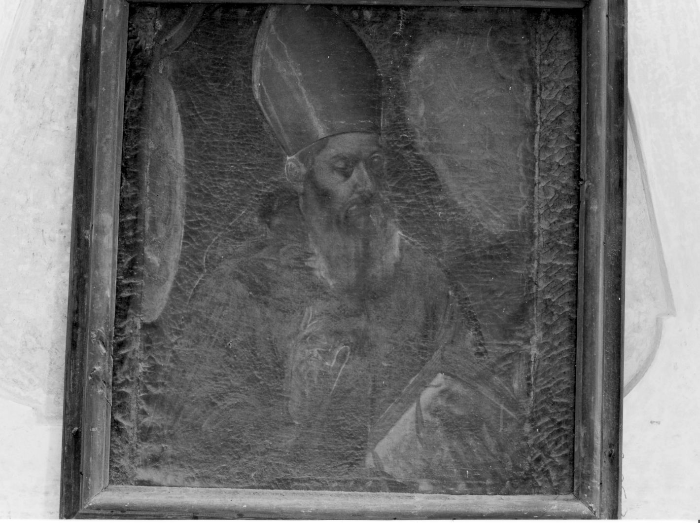 San Nicola di Bari (scomparto di polittico, elemento d'insieme) - ambito campano (sec. XVII)