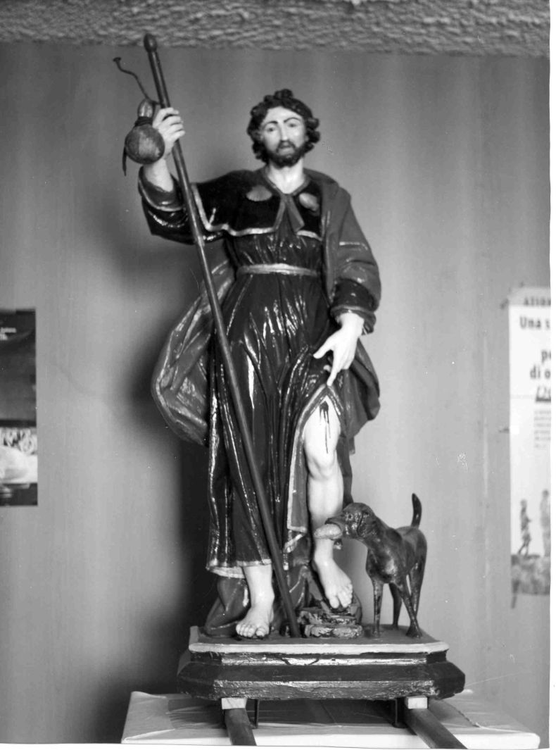San Rocco (statua) - bottega campana (metà sec. XIX)
