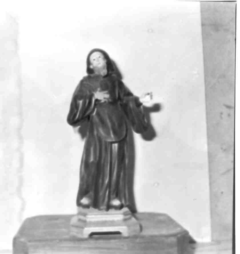 San Francesco di Paola (statuetta) di Colombo Giacomo (maniera) (prima metà sec. XVIII)