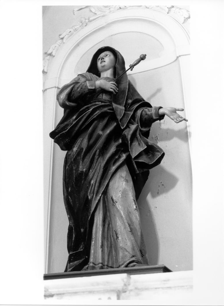 Madonna Addolorata (statua, elemento d'insieme) - bottega campana (sec. XVIII)