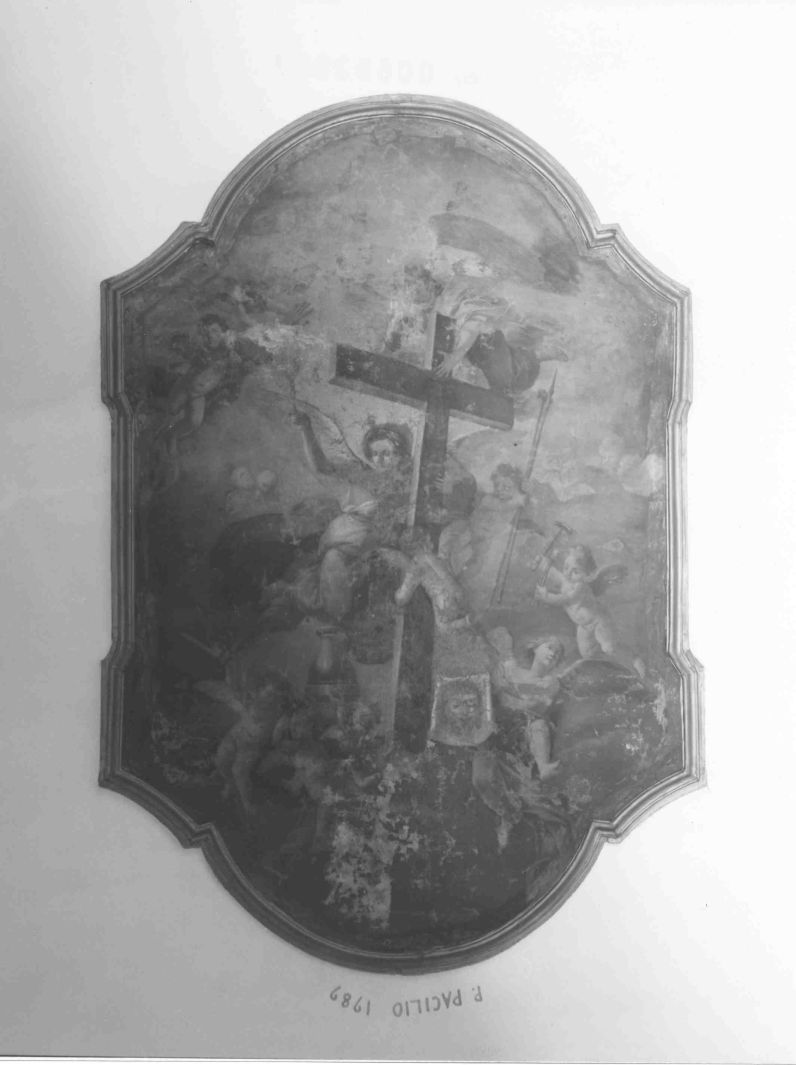 angeli con i simboli della passione (dipinto) - ambito campano (fine sec. XVIII)