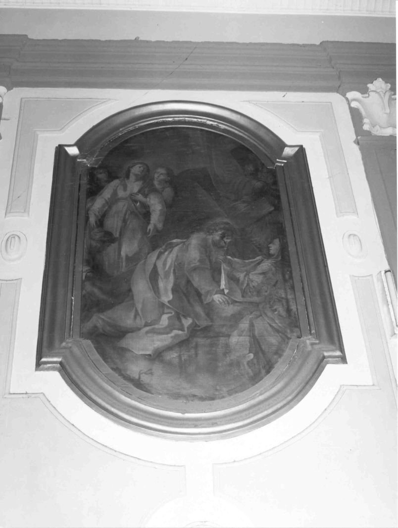 Santa Veronica sostiene il velo (dipinto) - ambito Italia meridionale (seconda metà sec. XVIII)