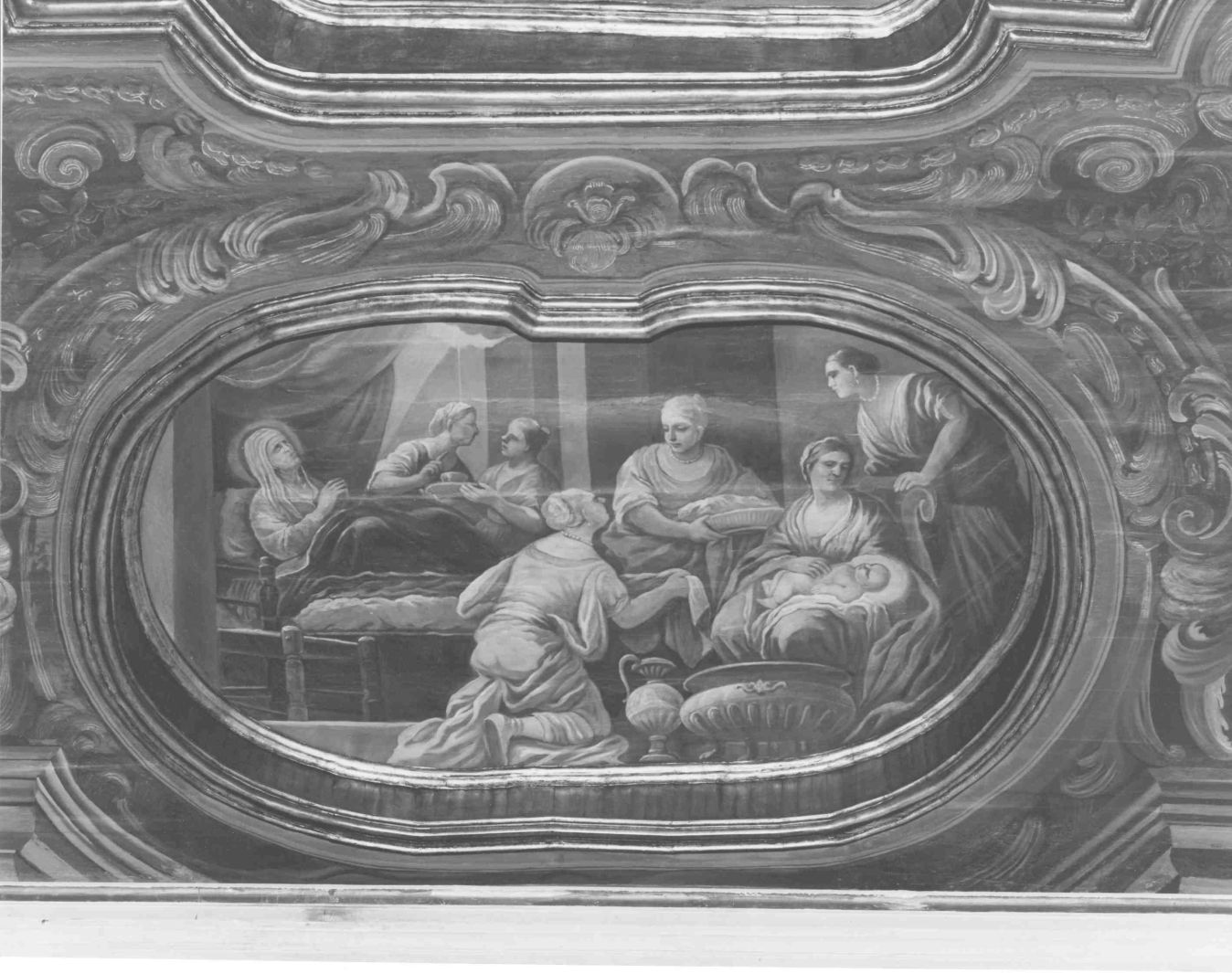 Madonna del Carmelo e santi (dipinto) - ambito campano (metà sec. XVIII)