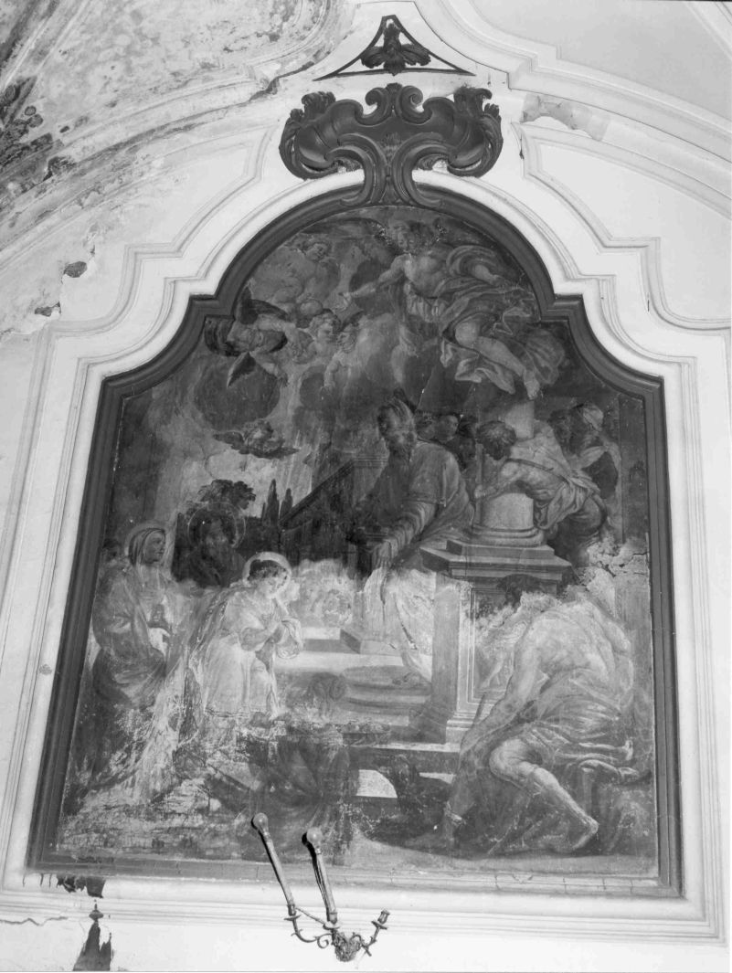 presentazione di Maria Vergine al tempio (dipinto, ciclo) - ambito campano (sec. XVIII)