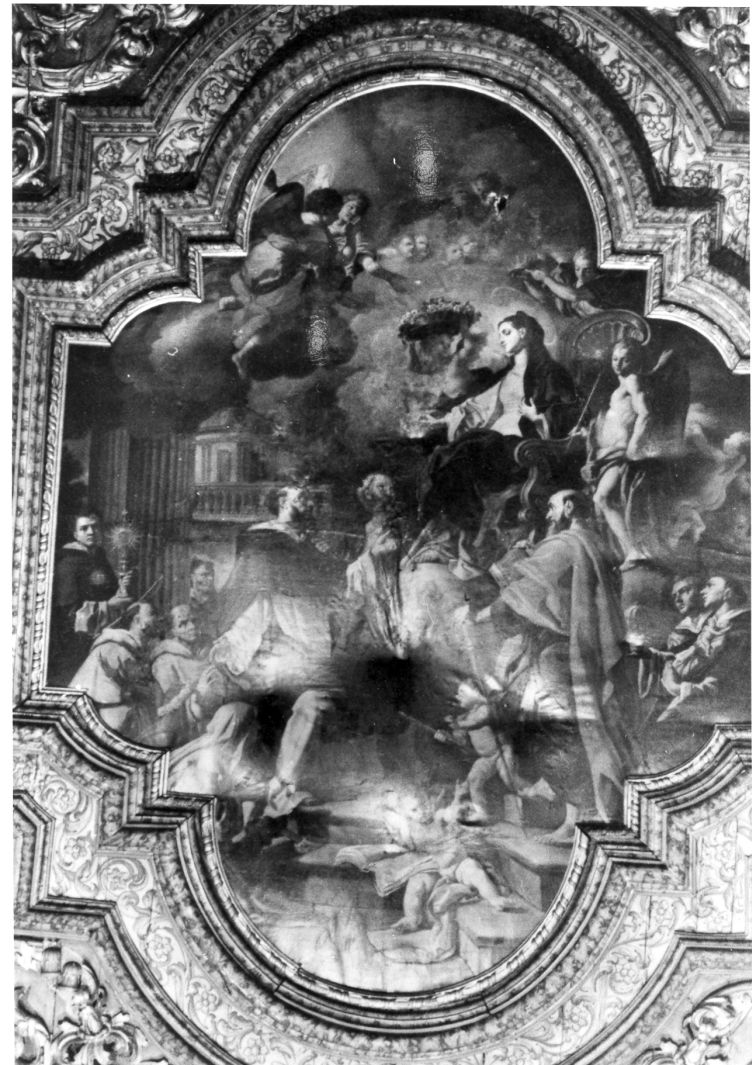 Madonna del Rosario con Santi (dipinto) - ambito napoletano (primo quarto sec. XVIII)