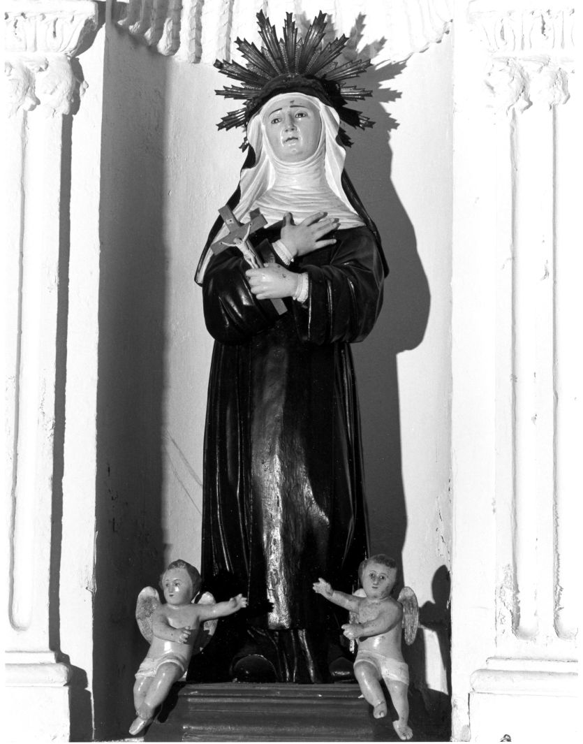 Santa Rita da Cascia (gruppo scultoreo) - bottega campana (sec. XIX)