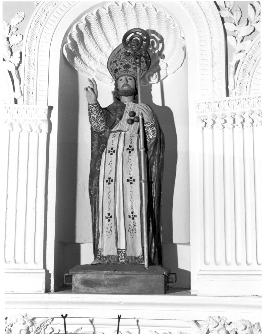 San Nicola di Bari (statua) - bottega campana (sec. XIX)
