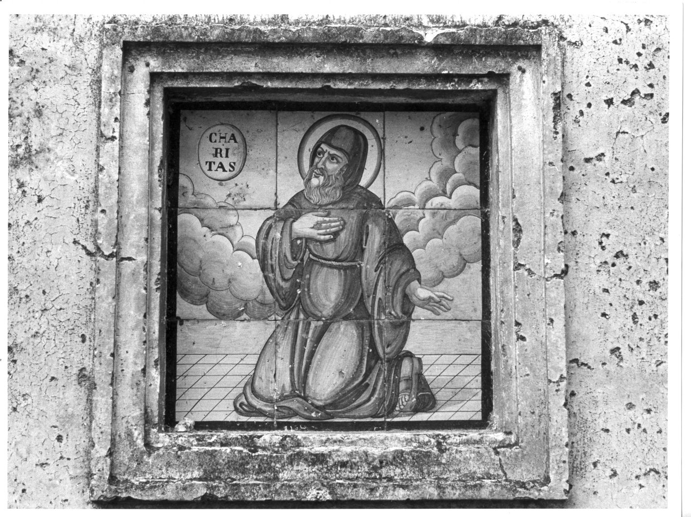San Francesco di Paola (edicola) - ambito campano (prima metà sec. XIX)