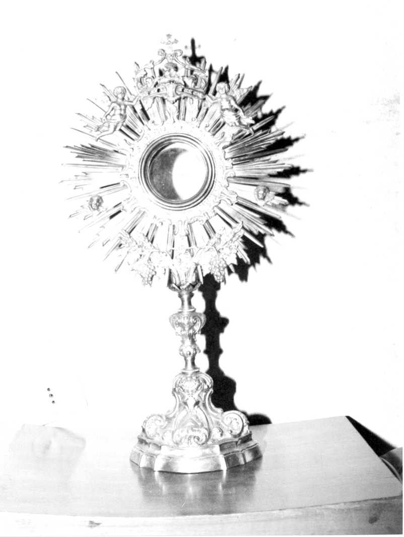 ostensorio - bottega campana (sec. XIX)
