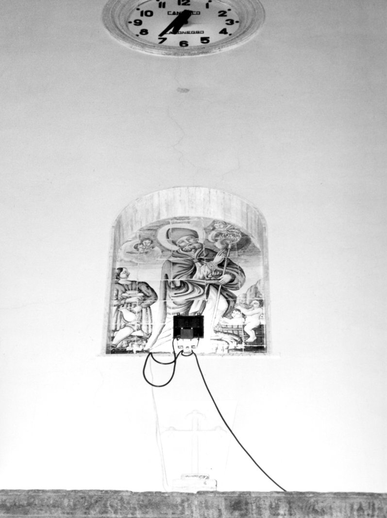 San Nicola di Bari (formella) - bottega campana (sec. XIX)
