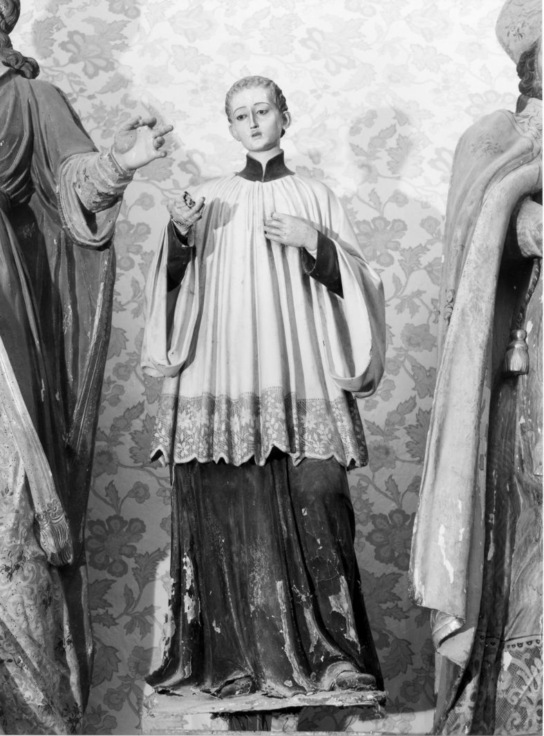 San Luigi Gonzaga (statua) - bottega campana (fine/inizio secc. XVIII/ XIX)