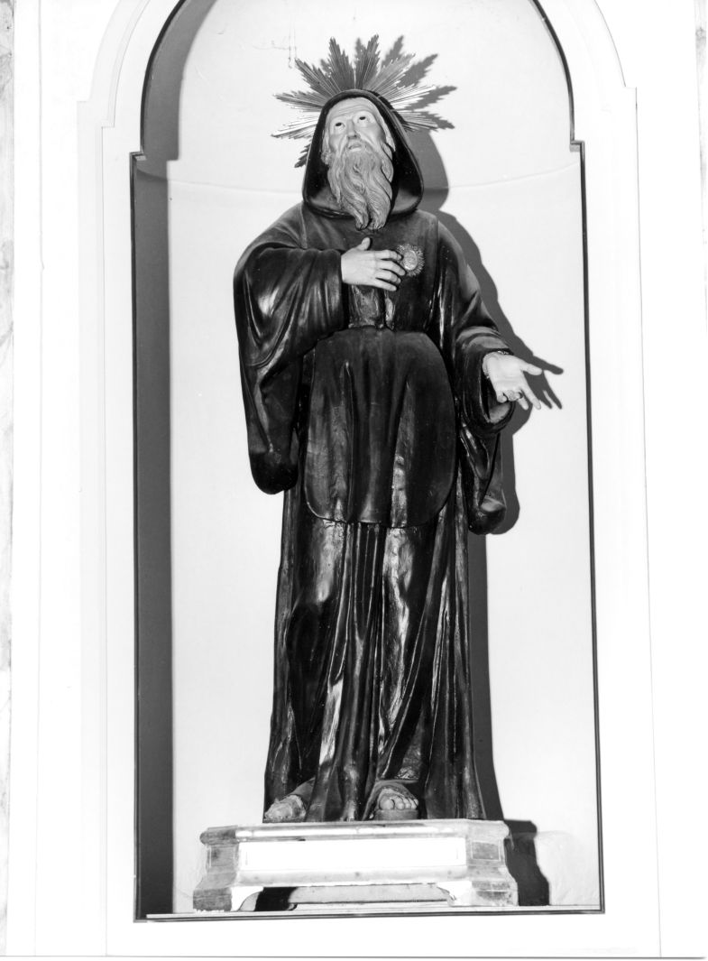 San Francesco di Paola (statua) - bottega campana (sec. XVIII)
