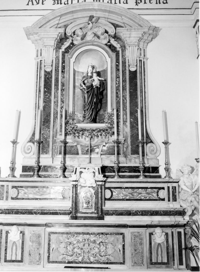 altare maggiore - bottega campana (seconda metà sec. XVIII)