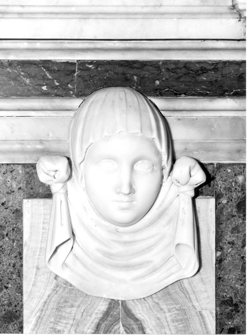 figura antropomorfa (rilievo, coppia) - bottega campana (seconda metà sec. XVIII)