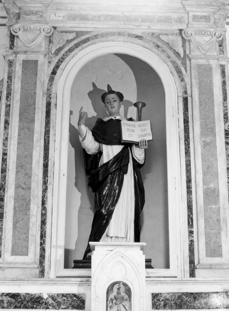 San Vincenzo Ferrer (statua) - bottega campana (seconda metà sec. XVIII)