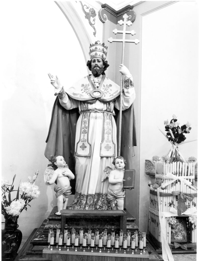 San Antero papa (statua) - bottega campana (sec. XVIII)