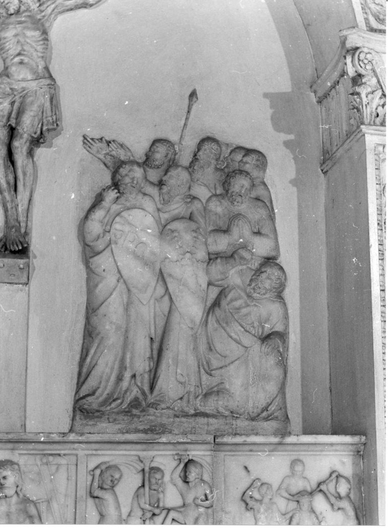 soldati (rilievo, frammento) di Tino di Camaino (attribuito) (prima metà sec. XIV)