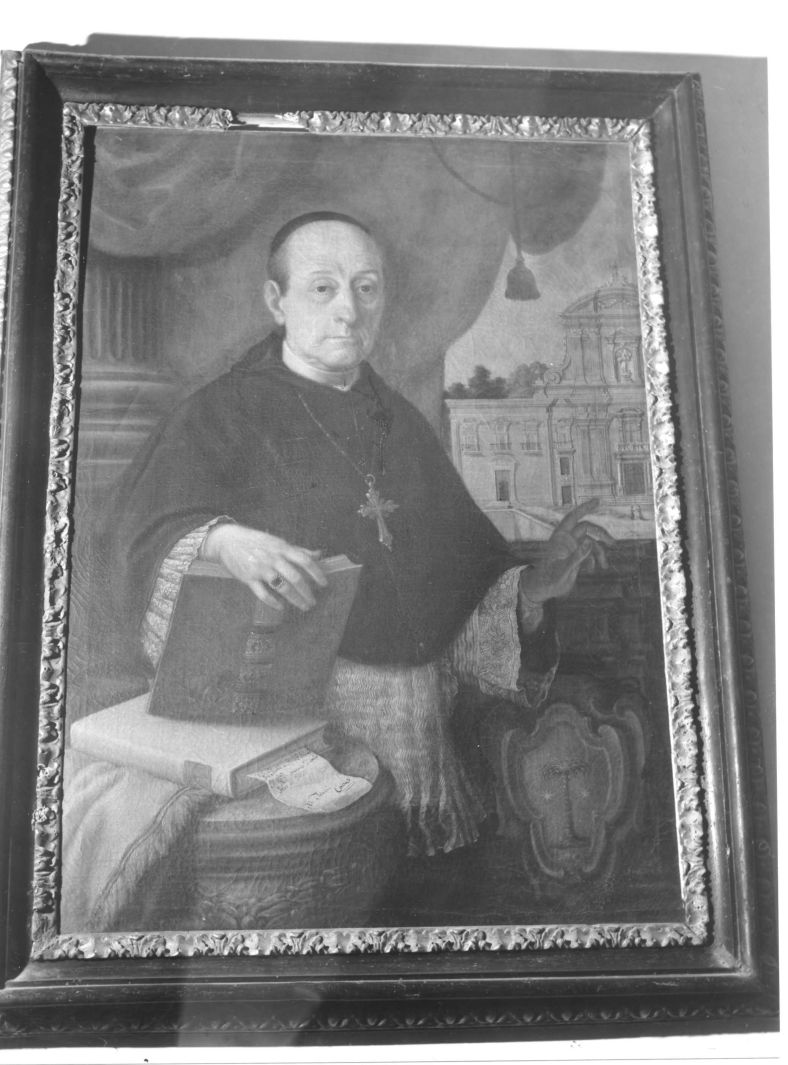 ritratto di ecclesiastico (dipinto) di Dattilo Gaetano (seconda metà sec. XVIII)