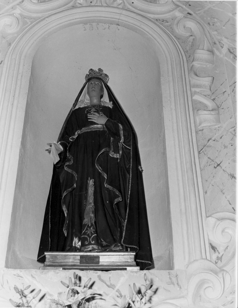 Madonna Addolorata (statua) - bottega napoletana (prima metà sec. XIX)