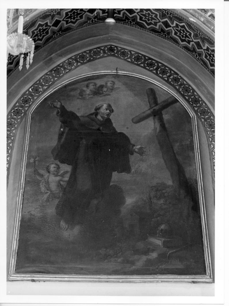 visione di Sant'Antonio da Padova (dipinto) di Viso Nicola (prima metà sec. XVIII)