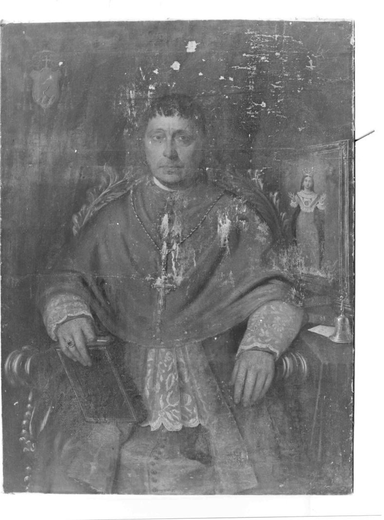 ritratto del vescovo Francesco Paolo Mastropasqua (dipinto) - ambito campano (secondo quarto sec. XIX)